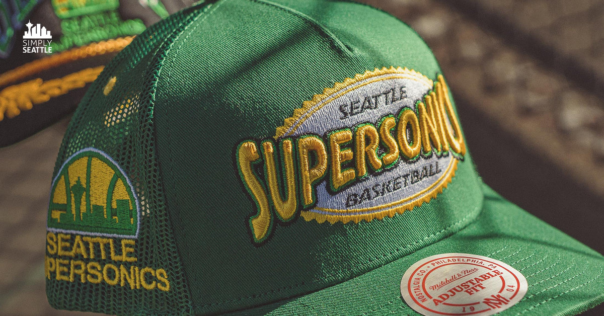 Seattle SuperSonics Skyline Pastel Foam Trucker Hat – Simply Seattle