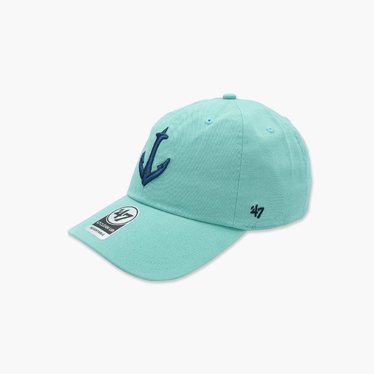 Seattle Kraken '47 Clean Up Adjustable Hat - Deep Sea Blue