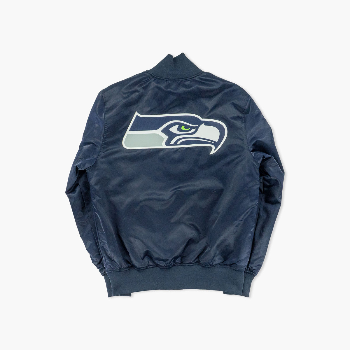 Seattle Seahawks Navy Satin Jacket