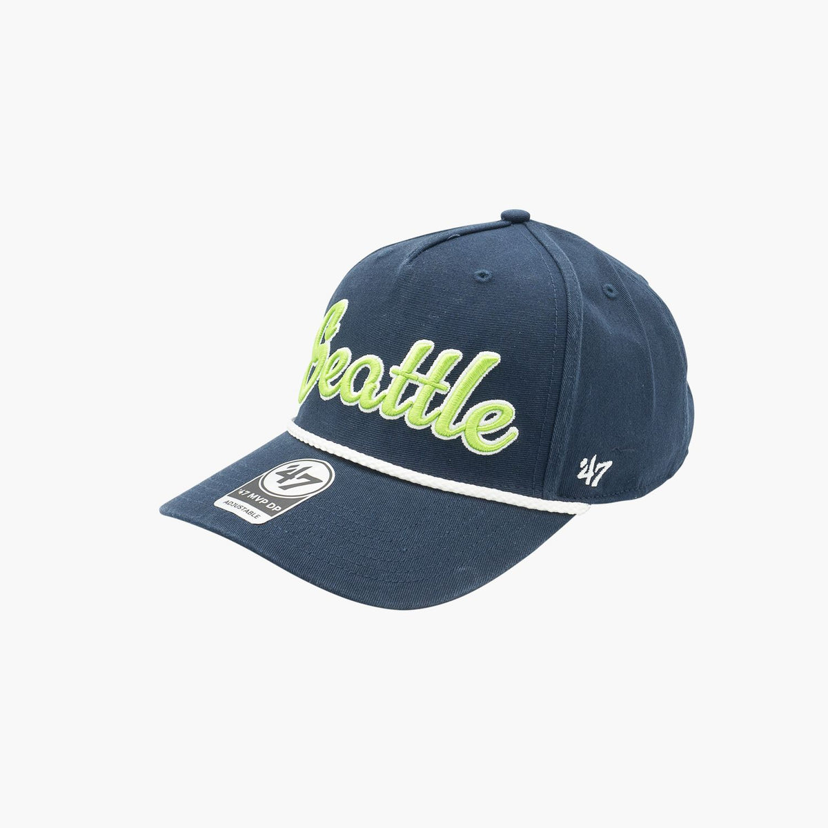 Seattle Seahawks Navy Logo '47 Brand MVP — Hats N Stuff