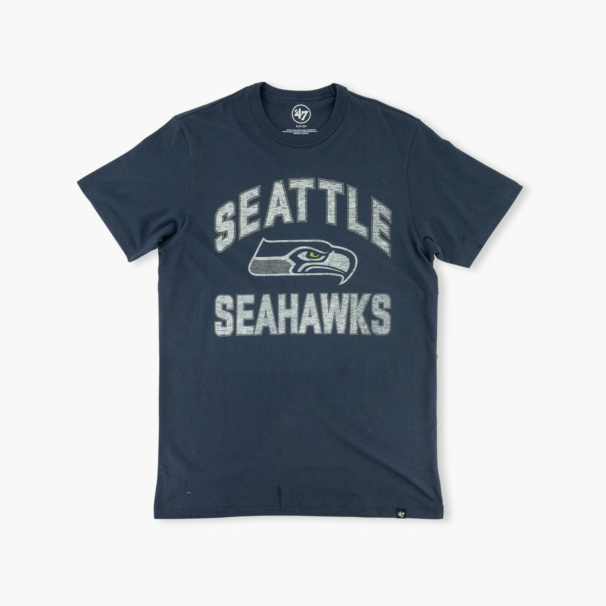 Seattle Seahawks Atlas Blue Logo Distressed T-Shirt – Simply Seattle