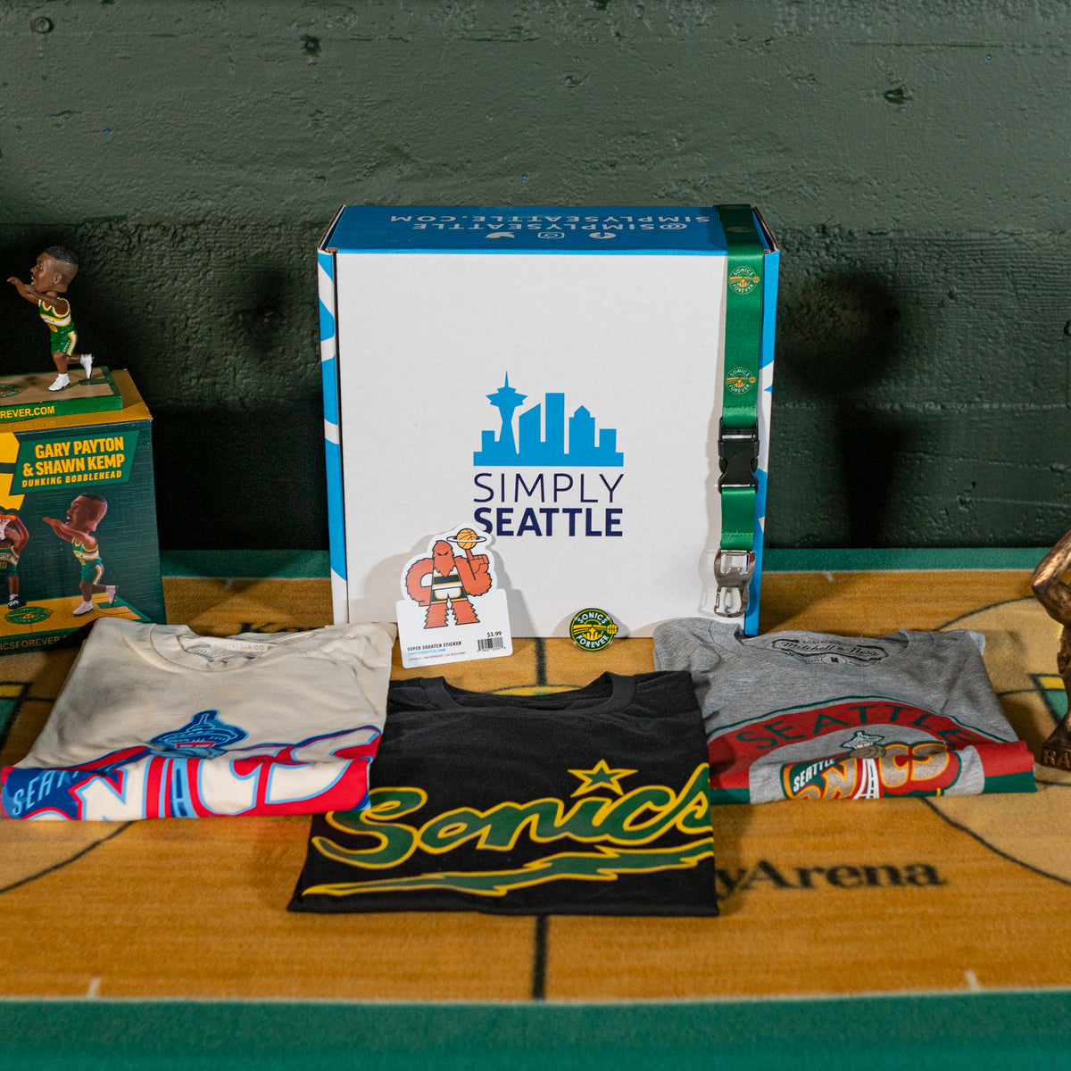 Seattle SuperSonics Premium T-Shirt Subscription Box – Simply Seattle