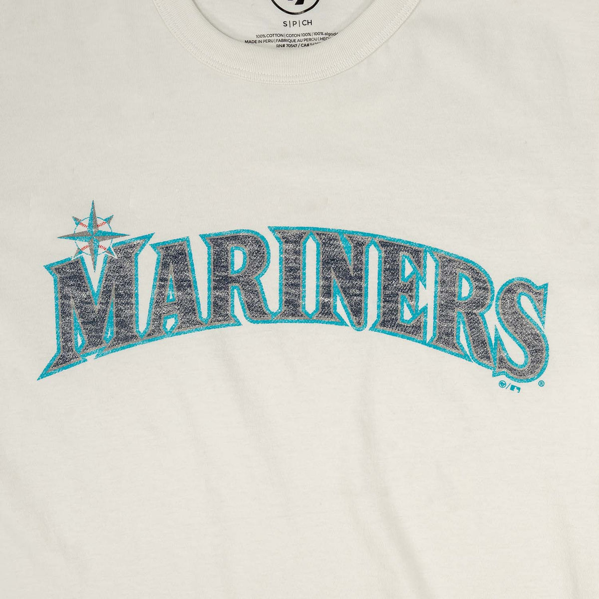 Seattle Mariners Wordmark Satin Jacket, Small