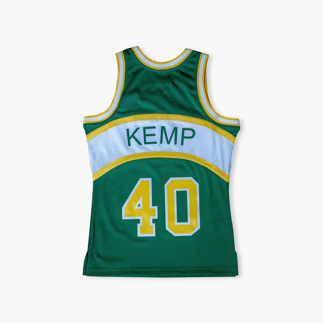 Mitchell & Ness Autographed by Shawn Kemp - Behind The Back Tanktop, Small