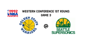 Sonics Rewind: 1992 First Round - Game 3, Golden State @ Seattle