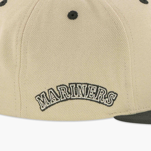 Seattle Mariners Cooperstown Cream/Black Snapback