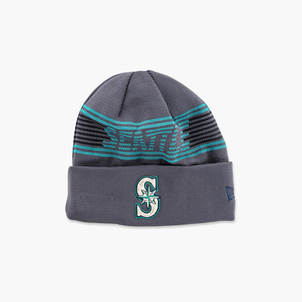 Seattle Mariners Charcoal Grey Sport Knit Beanie