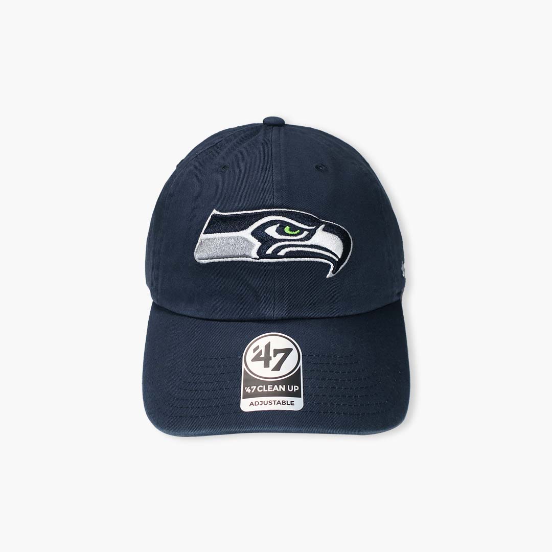 47 Brand Seattle Seahawks Clean Up Adjustable Hat (Navy)