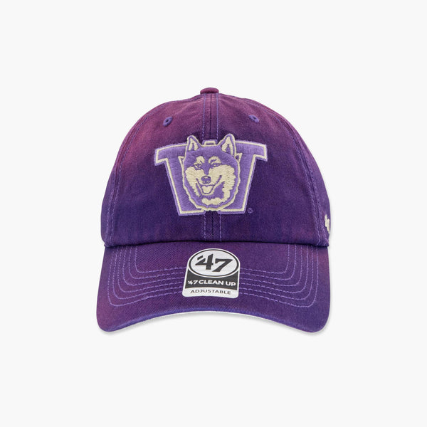 Washington Huskies Vintage Purple Dusted Clean Up Adjustable Hat