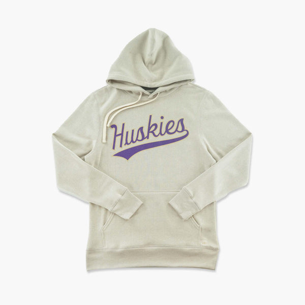 Washington Huskies Oatmeal Script Hoodie