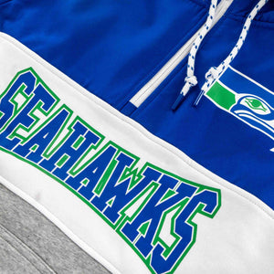 Seattle Seahawks Throwback 1/4 Zip Hoodie