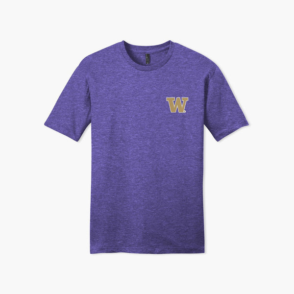 Washington Huskies Heather Purple Patch T-Shirt