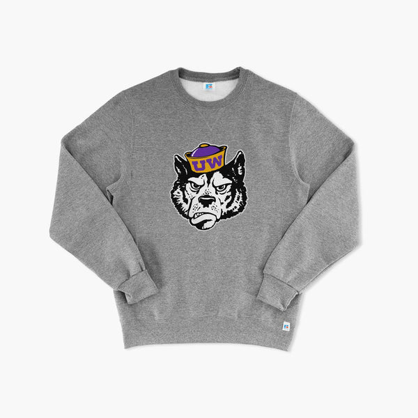 Washington Huskies Value Dawg Pack Grey Crewneck