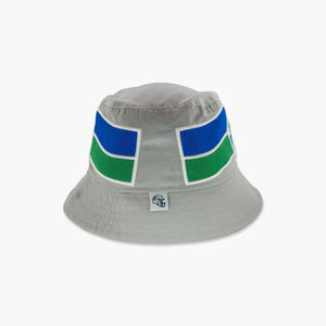 Seattle Seahawks Throwback Grey Helmet Bucket Hat