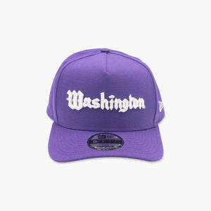 Washington Huskies Vintage Script Purple A-Frame Snapback