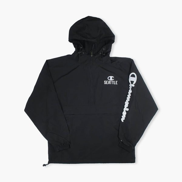 Seattle Black Windbreaker