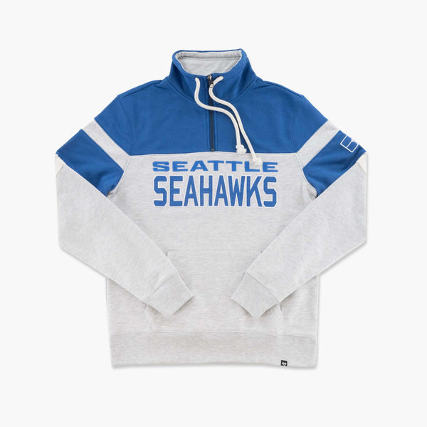 Seattle Seahawks Historic Double Header 1/4 Zip Jacket