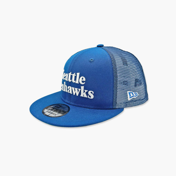 Seattle Seahawks 1980's Sideline Flat Bill Trucker Snapback