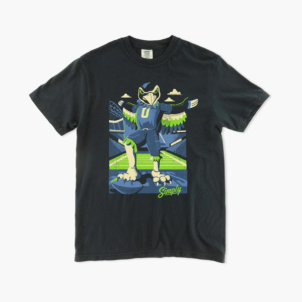 Touchdown Mascot Series Black T-Shirt