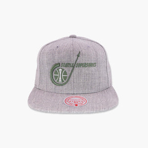 Seattle SuperSonics Grey Rocket Ship Snapback