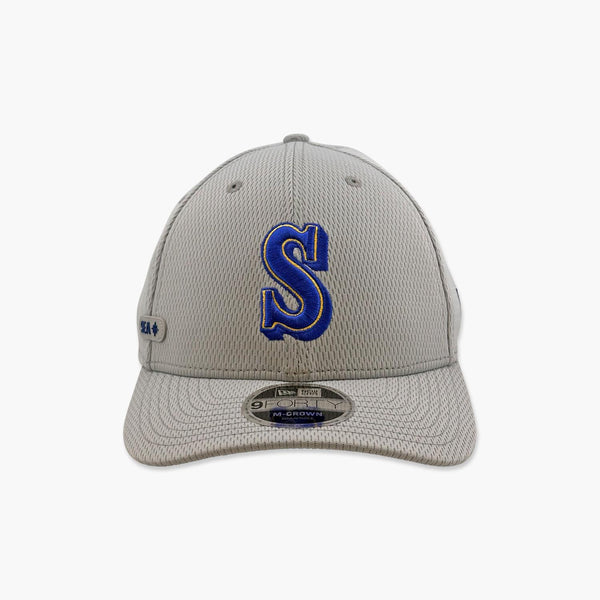 Seattle Mariners 2025 Clubhouse Throwback Grey Snapback