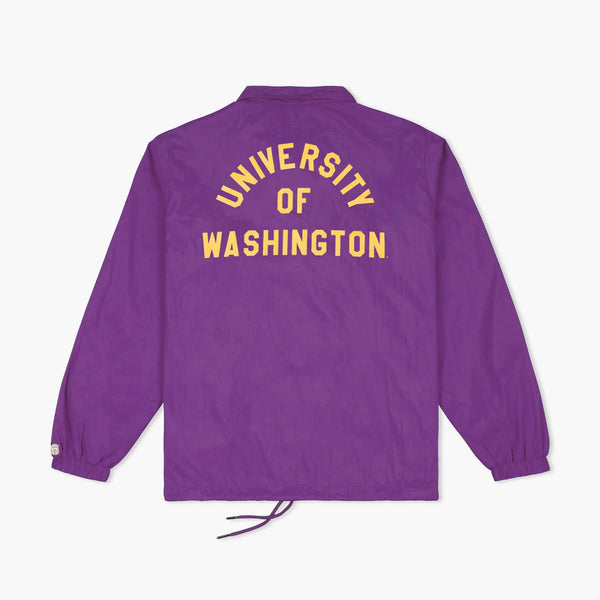 Washington Huskies Purple Classic Throwback Coaches Jacket