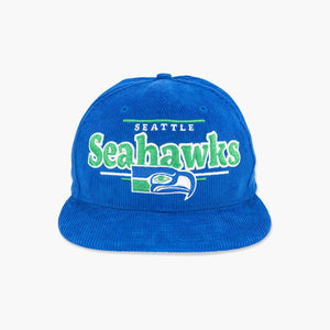 Seattle Seahawks Statement Royal Corduroy Snapback