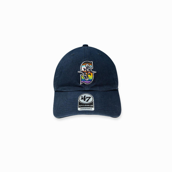 Seattle Mariners Pride Clean Up Adjustable Hat