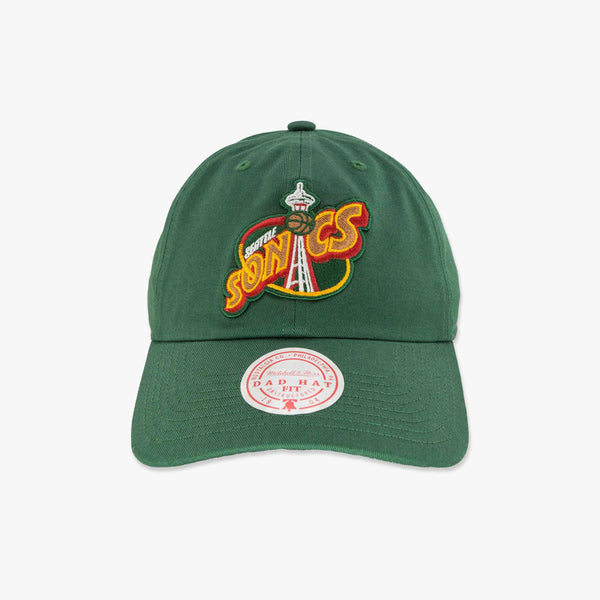 Seattle SuperSonics Green Space Needle Adjustable Hat