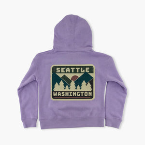 Mountain Crest Wisteria Seattle Youth Full Zip Hoodie