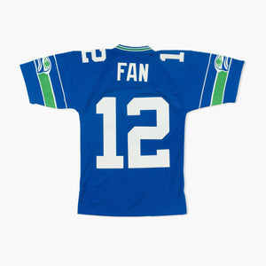 Seattle Seahawks Throwback Blue 12th Fan Throwback Jersey