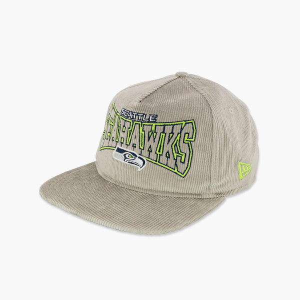 Seattle Seahawks Statement Grey Corduroy Snapback