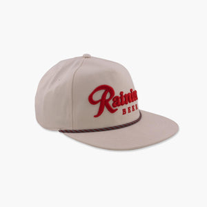 Rainier Beer Cream Coachella Rope Snapback