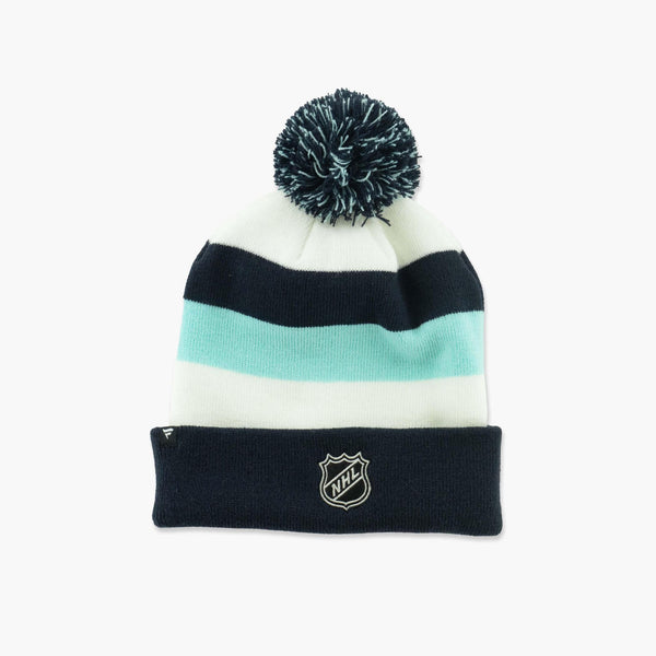 Seattle Kraken Fundamental Cuff Pom Beanie