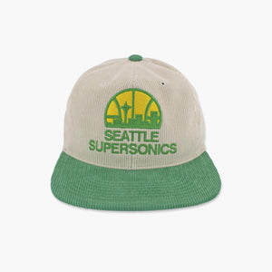 Seattle SuperSonics 2-Tone Corduroy Snapback