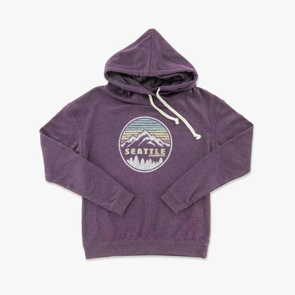 Good Timing Eggplant Seattle Womens Hoodie