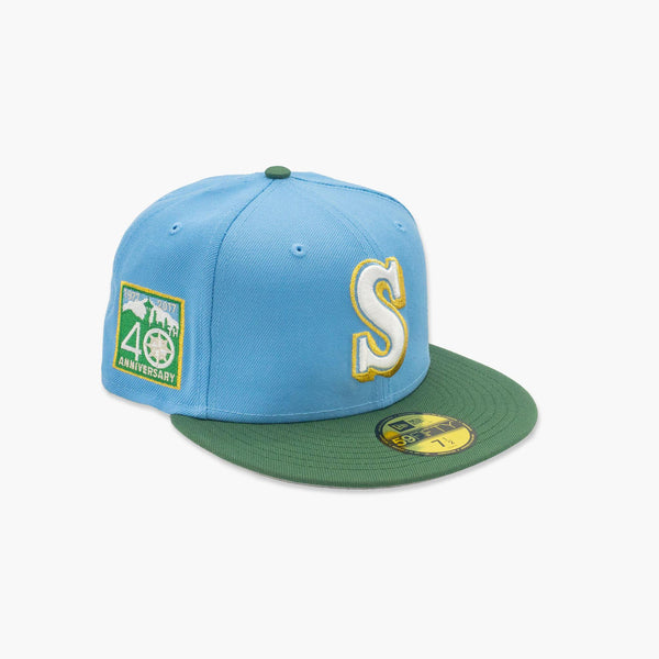 Seattle Mariners 40th Anniversary Gold Rush Fitted Hat