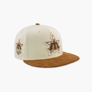 Seattle Mariners Star Logo Corduroy Brim Fitted Hat
