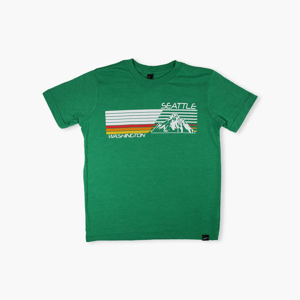 Mach 3 Kelly Green Seattle Youth T-Shirt