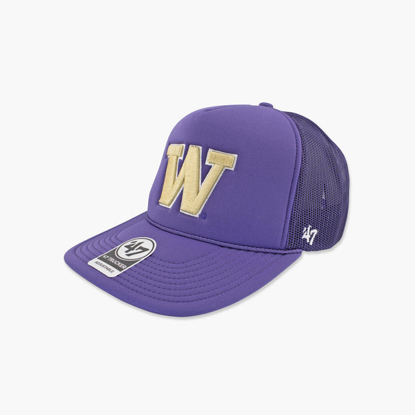 Washington Huskies Purple Foam Trucker Hat