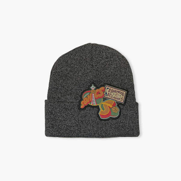 Seattle SuperSonics Dual Logo Patch Beanie