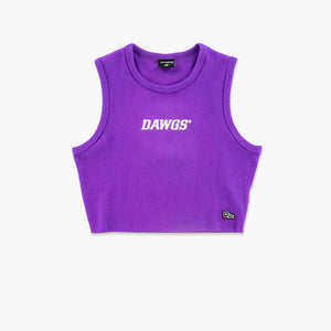 Washington Huskies Purple Cutoff Tanktop