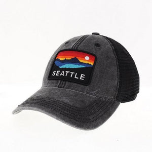 Horizon Black Seattle Trucker Hat