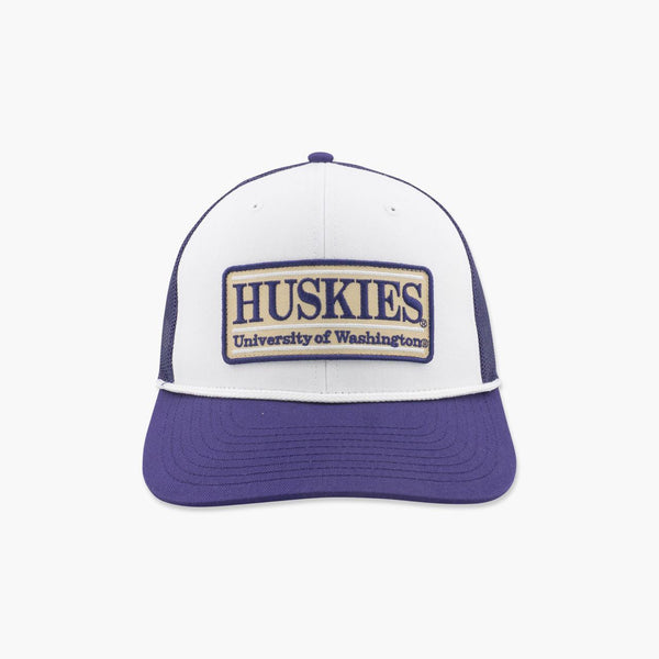 Washington Huskies Campus Script Rope Trucker Hat