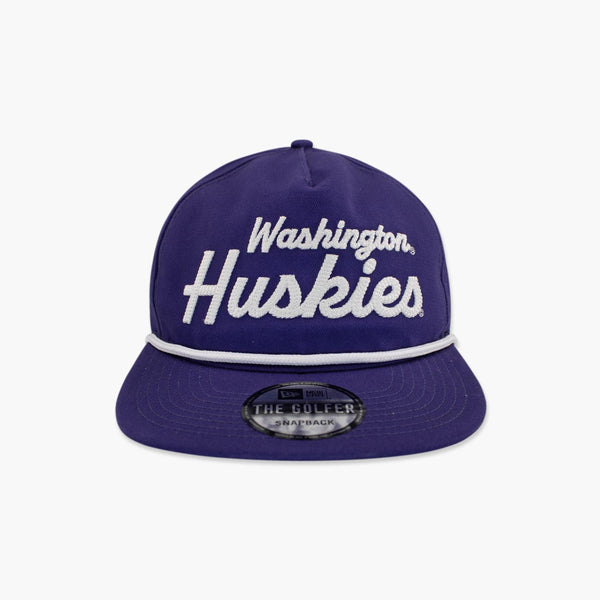 Washington Huskies Team Text "Golfer" Snapback