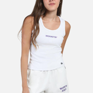 Washington Huskies Women's White MVP Tanktop