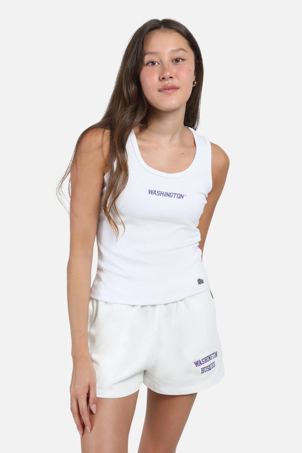 Washington Huskies Women's White MVP Tanktop