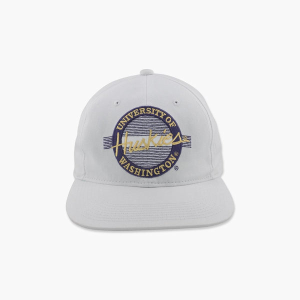 Washington Huskies Badge White Snapback