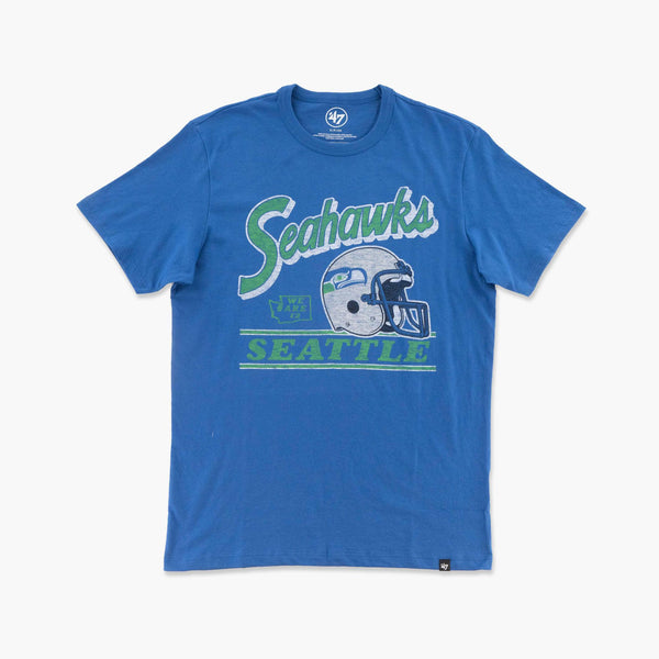 Seattle Seahawks Historic Jetty Blue Fly By T-Shirt