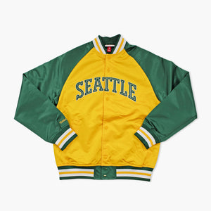 Seattle SuperSonics Double Clutch Lightweight Satin Jacket